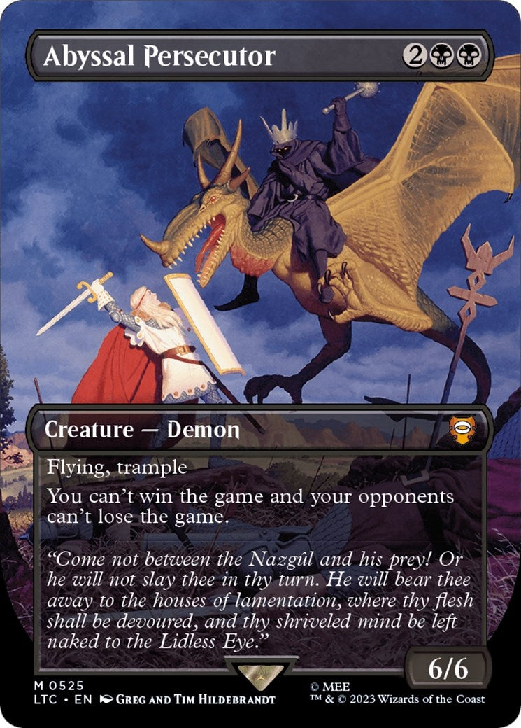 Abyssal Persecutor (Borderless) (525) [LTC] - MTG Single