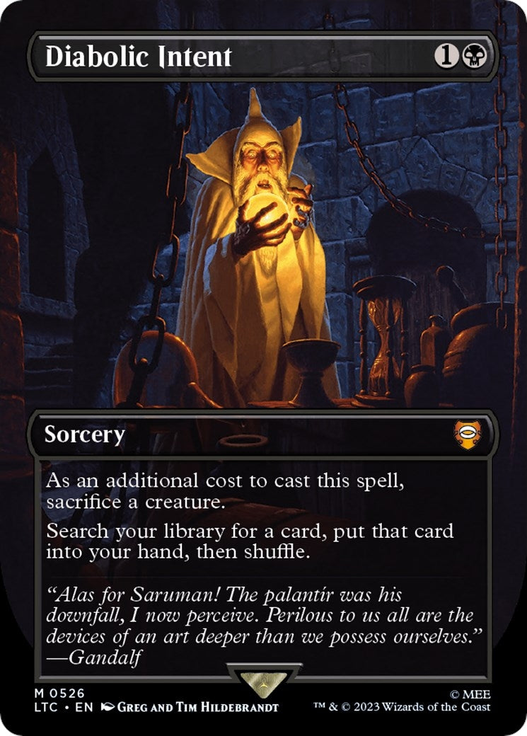 Diabolic Intent (Borderless) (526) [LTC] - MTG Single
