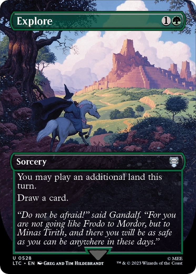 Explore (Borderless) (528) [LTC] - MTG Single