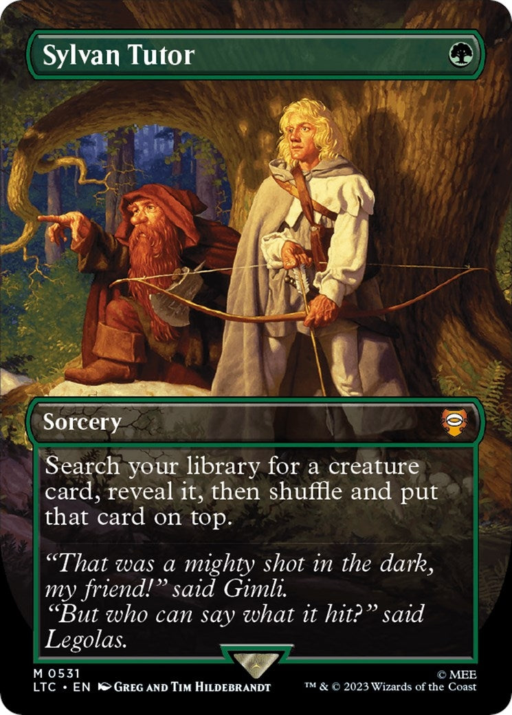 Sylvan Tutor (Borderless) (531) [LTC] - MTG Single