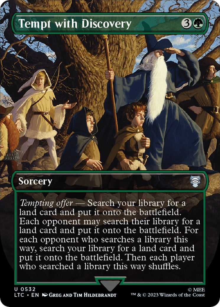 Tempt with Discovery (Borderless) (532) [LTC] - MTG Single