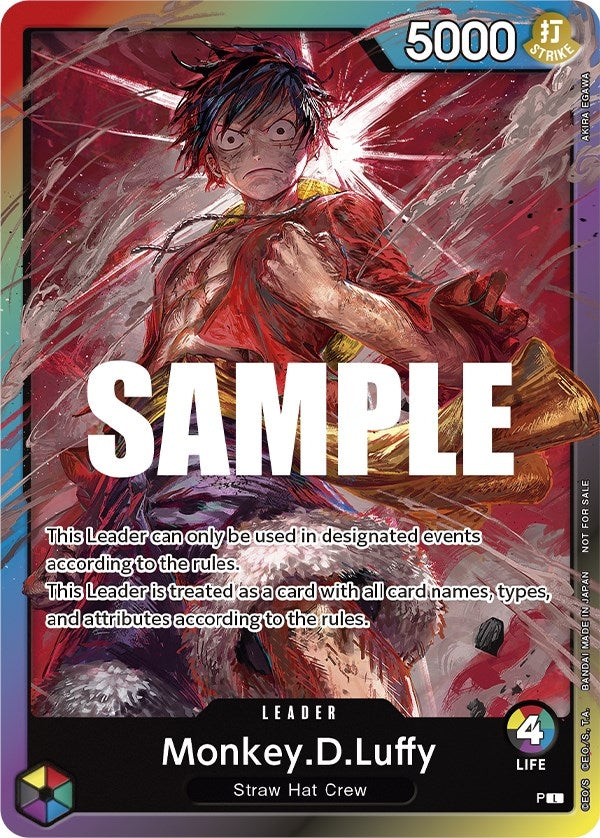 Monkey.D.Luffy (Leader Pack) (Sealed Battle 2023 Vol. 1) (OP-PR) - One Piece Card Game Single