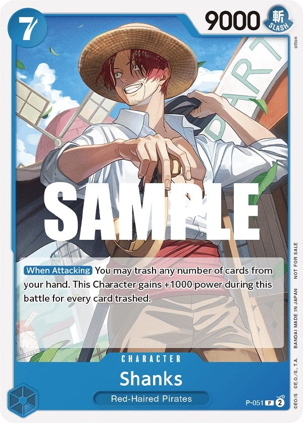 Shanks (Sealed Battle Kit Vol. 1) (51) (OP-PR) - One Piece Card Game Single