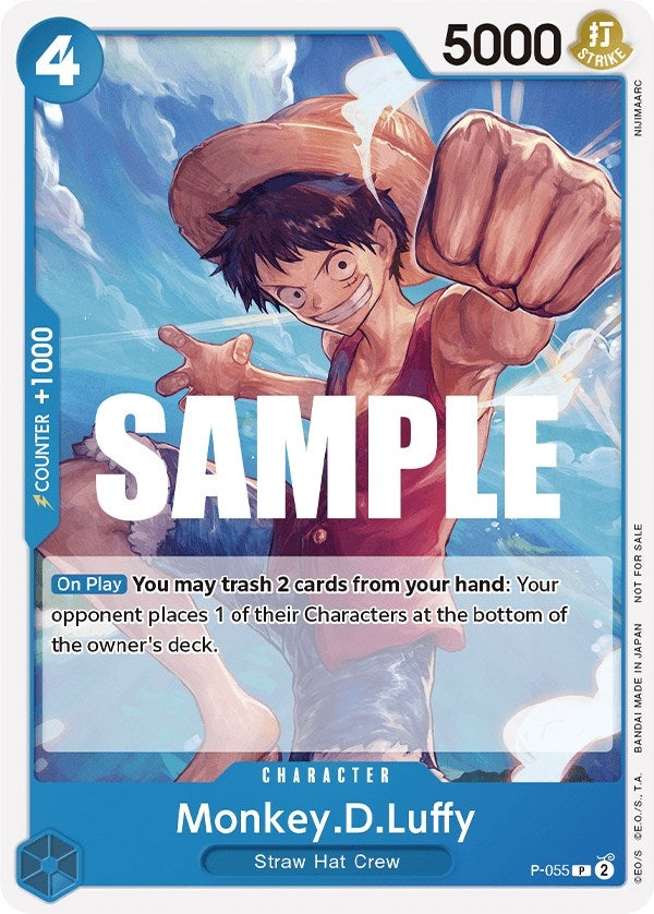 Monkey.D.Luffy (055) (Sealed Battle Kit Vol. 1) (55) (OP-PR) - One Piece Card Game Single