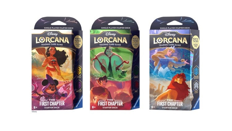 Disney Lorcana: The First Chapter Starter Deck [Set of 3] (1) - Disney Lorcana Sealed