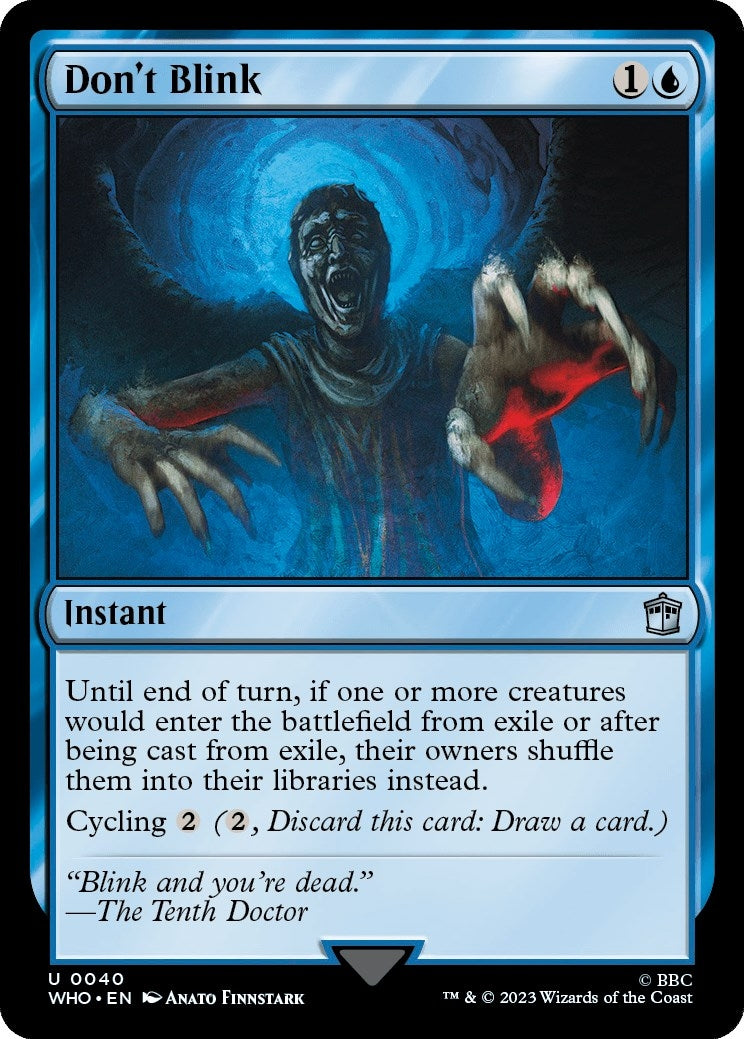 Don’t Blink (40) [WHO] - MTG Single