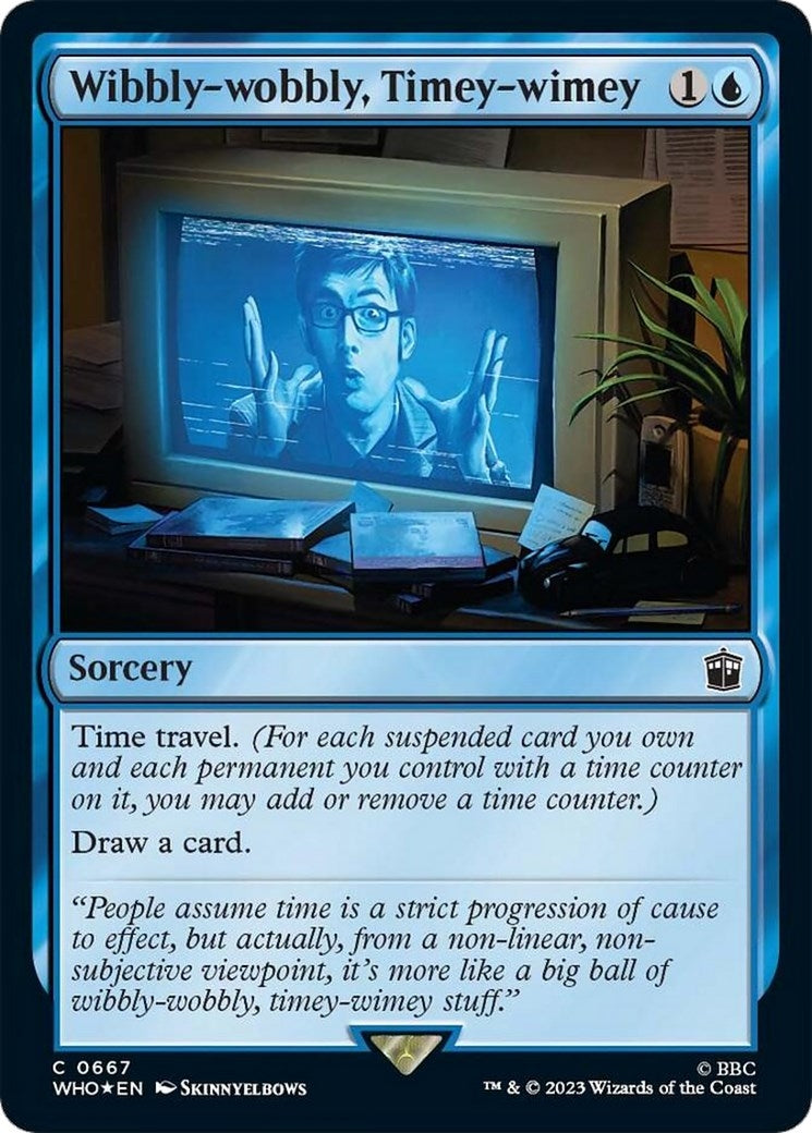 Wibbly-wobbly Timey-wimey (Surge Foil) (667) [WHO] - MTG Single