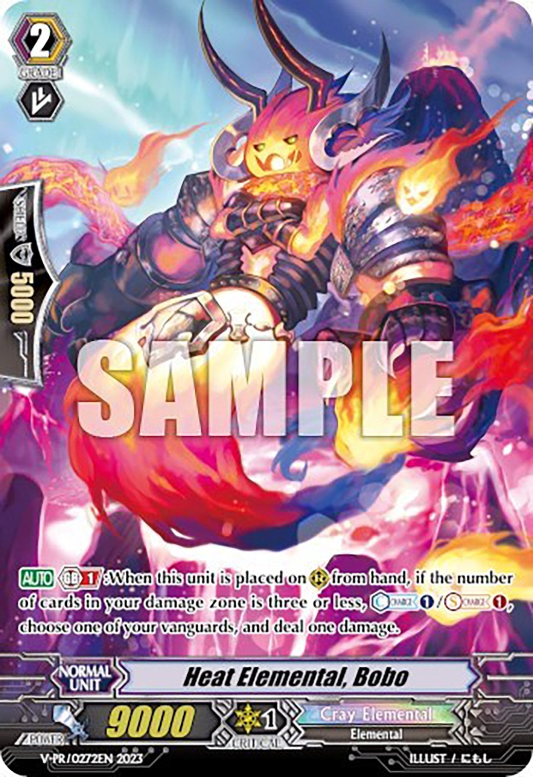 Heat Elemental Bobo (272) (272) [VPR] - Cardfight Vanguard Single
