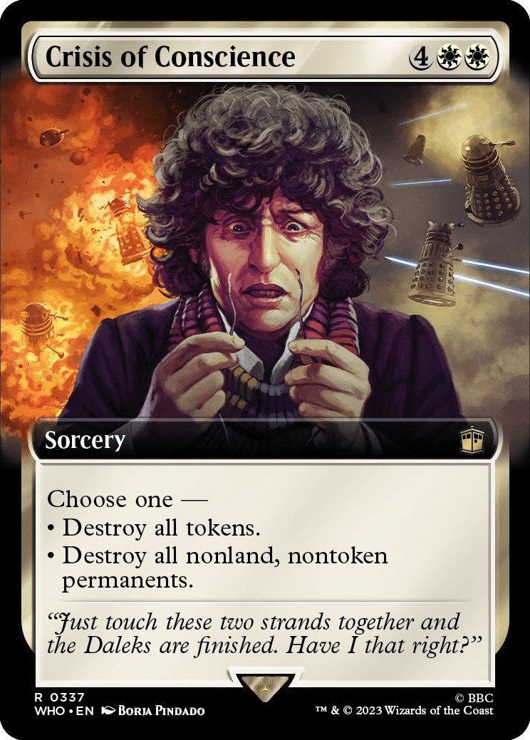 Crisis of Conscience (Extended Art) (337) [WHO] - MTG Single