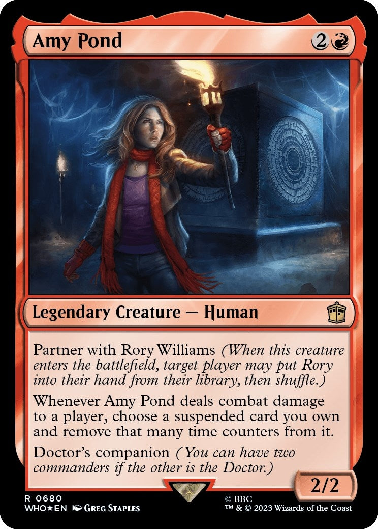 Amy Pond (Surge Foil) (680) [WHO] - MTG Single