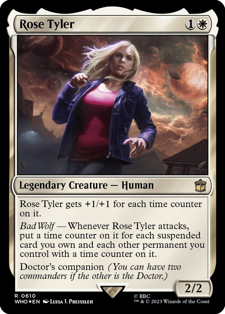 Rose Tyler (Surge Foil) (610) [WHO] - MTG Single