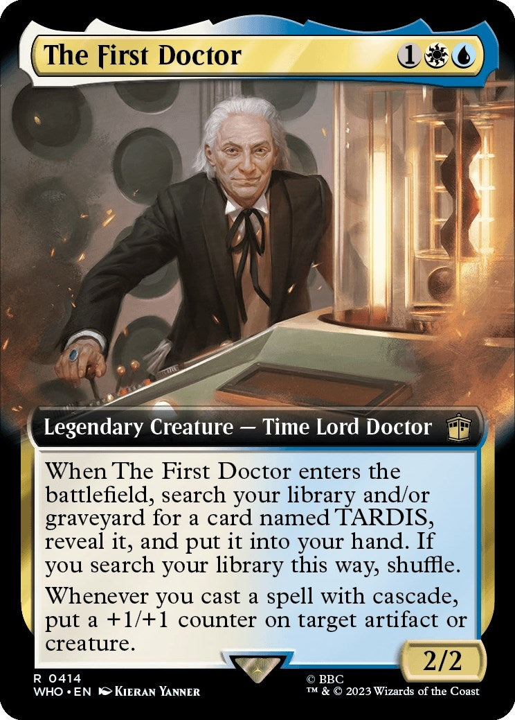 The First Doctor (Extended Art) (414) [WHO] - MTG Single
