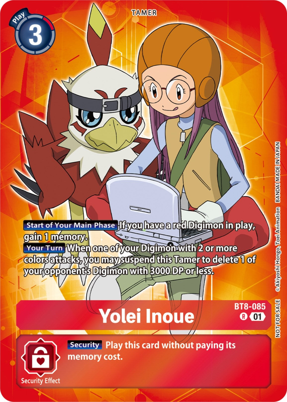 Yolei Inoue (Tamer Party Pack -The Beginning-) (8085) [BT08] - Digimon Card Game Single