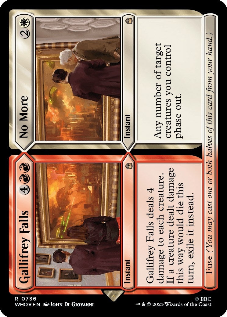 Gallifrey Falls // No More (Surge Foil) (736) [WHO] - MTG Single