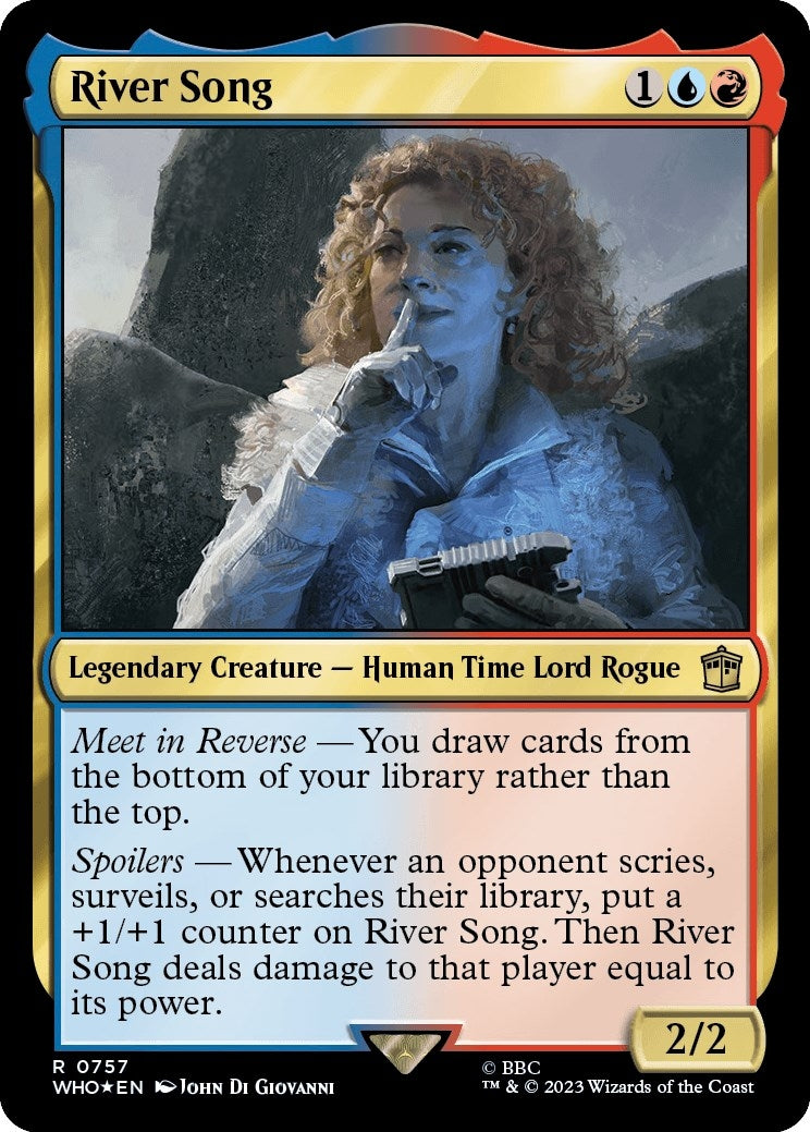 River Song (Surge Foil) (757) [WHO] - MTG Single