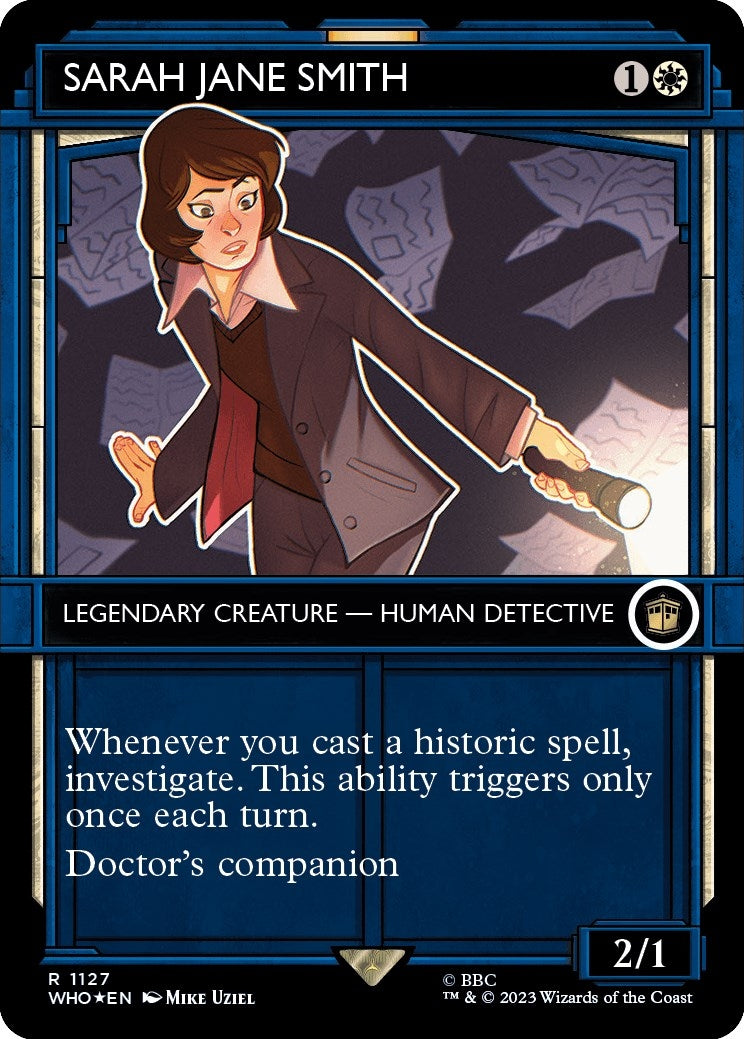 Sarah Jane Smith (Showcase) (Surge Foil) (1127) [WHO] - MTG Single