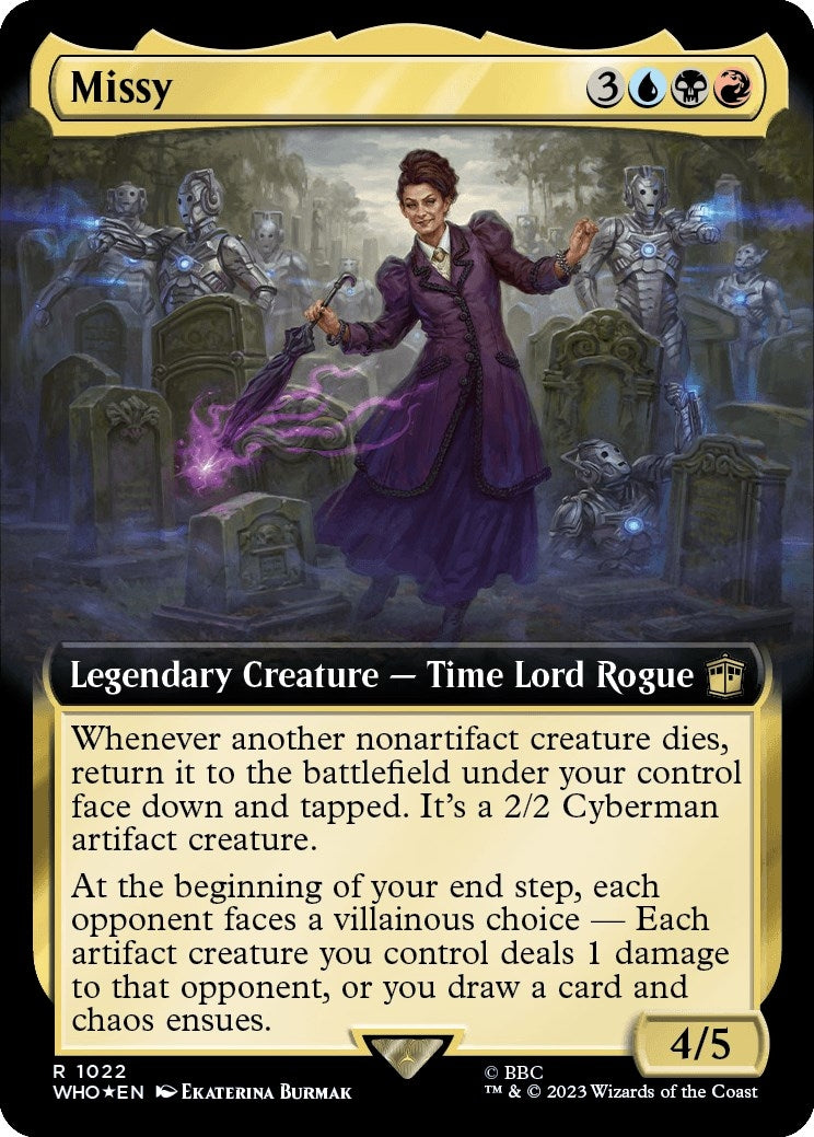 Missy (Extended Art) (Surge Foil) (1022) [WHO] - MTG Single