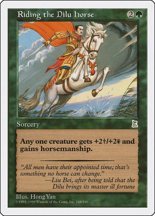 Riding the Dilu Horse (144) [PTK] - MTG Single