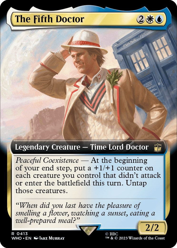 The Fifth Doctor (Extended Art) (413) [WHO] - MTG Single
