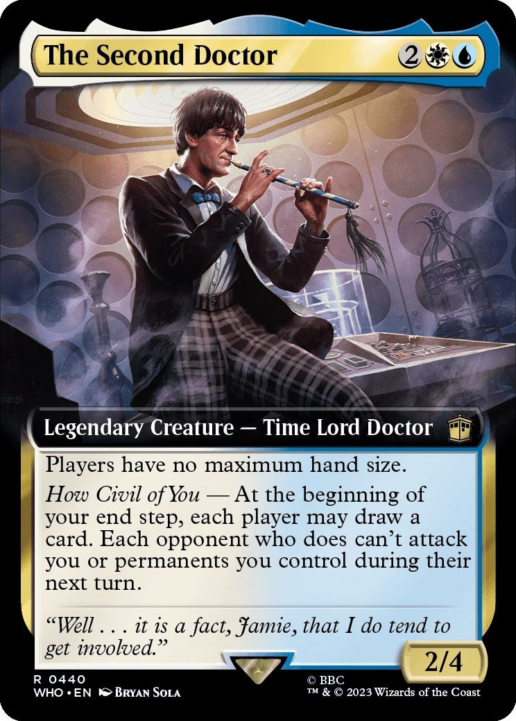 The Second Doctor (Extended Art) (440) [WHO] - MTG Single