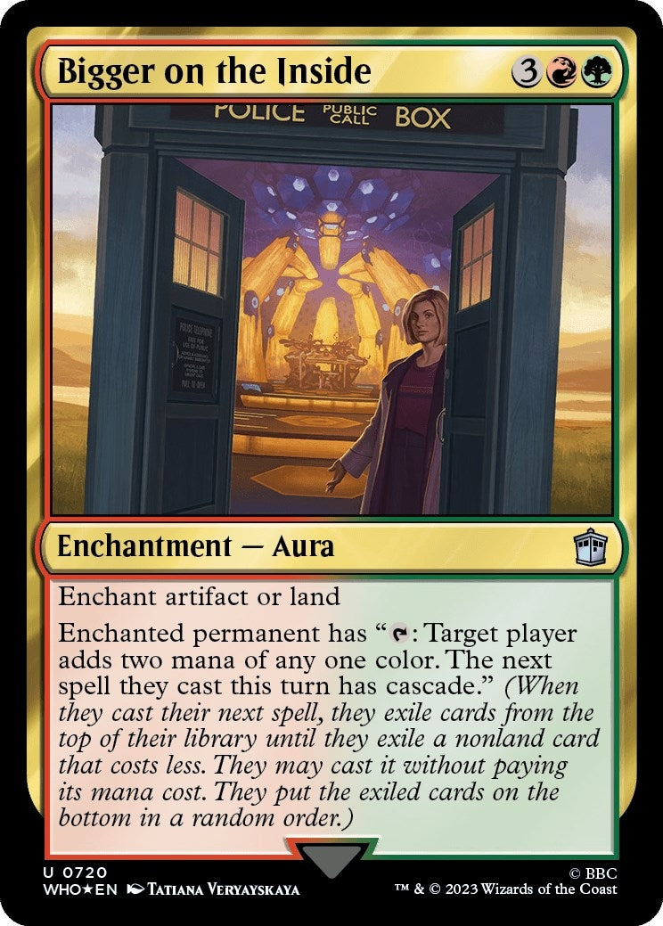 Bigger on the Inside (Surge Foil) (720) [WHO] - MTG Single