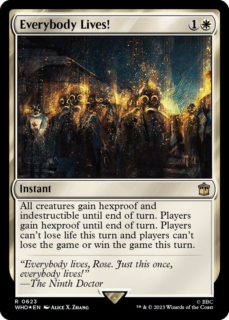 Everybody Lives! (Surge Foil) (623) [WHO] - MTG Single