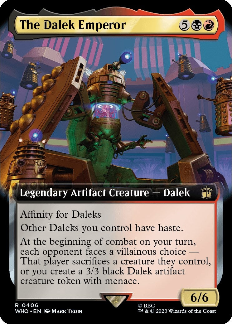 The Dalek Emperor (Extended Art) (406) [WHO] - MTG Single