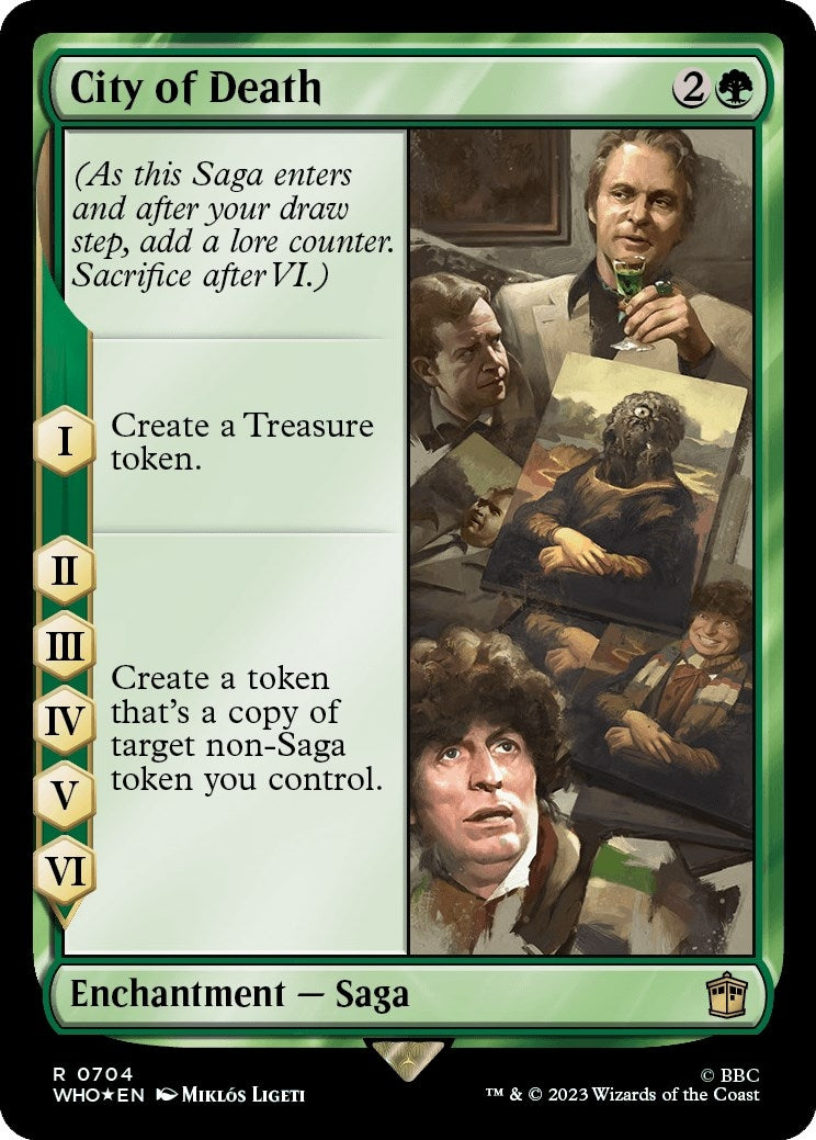 City of Death (Surge Foil) (704) [WHO] - MTG Single