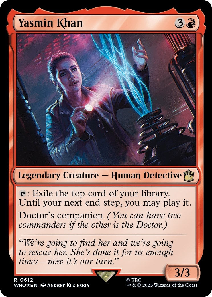 Yasmin Khan (Surge Foil) (612) [WHO] - MTG Single