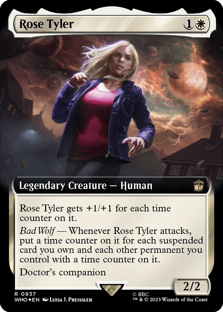Rose Tyler (Extended Art) (Surge Foil) (937) [WHO] - MTG Single