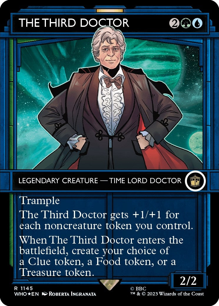 The Third Doctor (Showcase) (Surge Foil) (1145) [WHO] - MTG Single