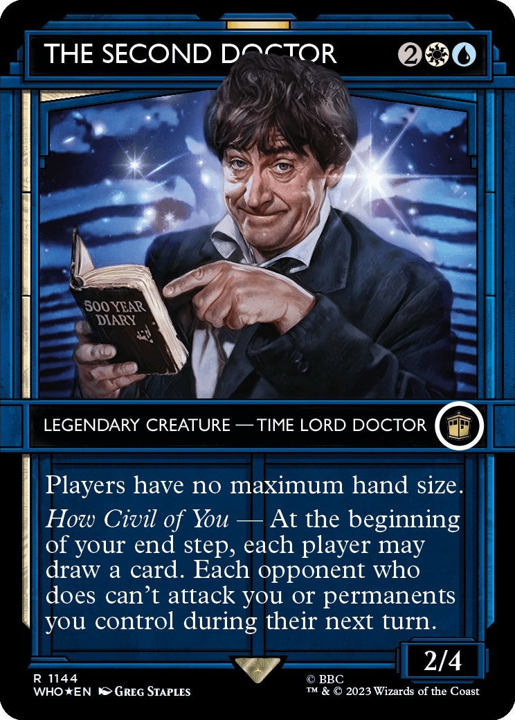 The Second Doctor (Showcase) (Surge Foil) (1144) [WHO] - MTG Single