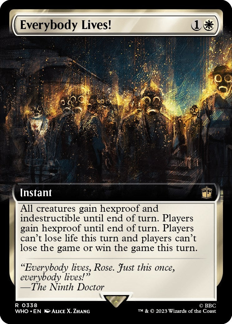 Everybody Lives! (Extended Art) (338) [WHO] - MTG Single