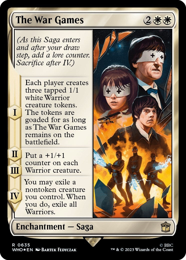 The War Games (Surge Foil) (635) [WHO] - MTG Single
