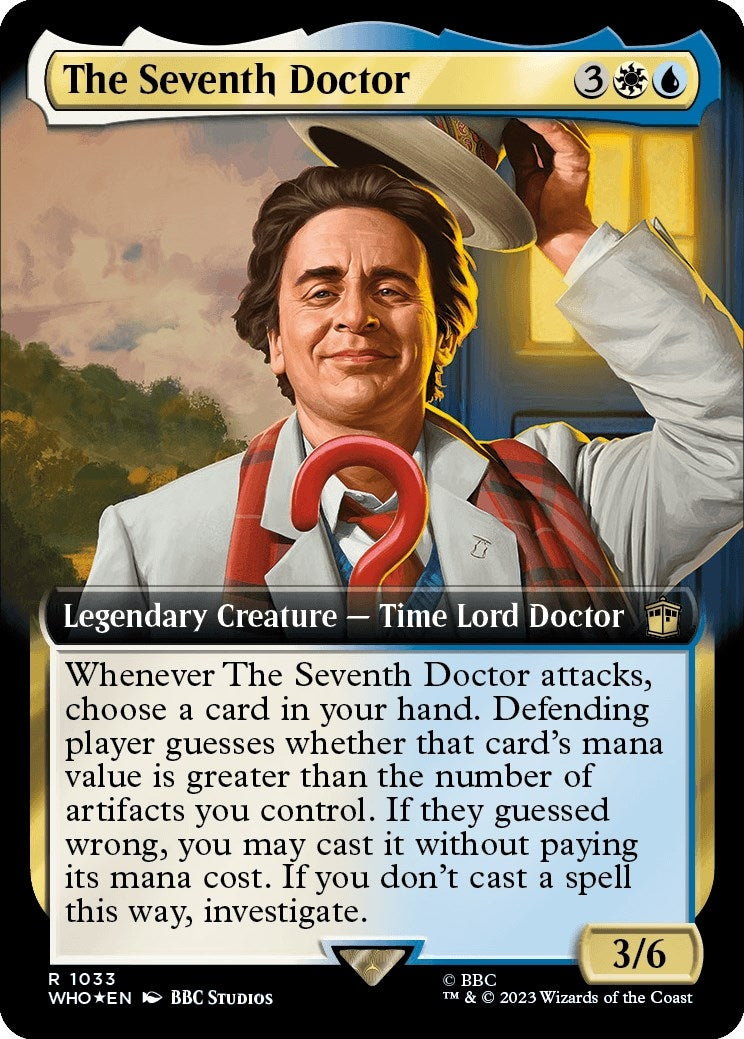 The Seventh Doctor (Extended Art) (Surge Foil) (1033) [WHO] - MTG Single