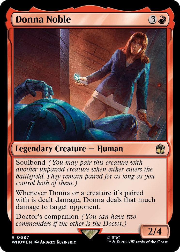 Donna Noble (Surge Foil) (687) [WHO] - MTG Single
