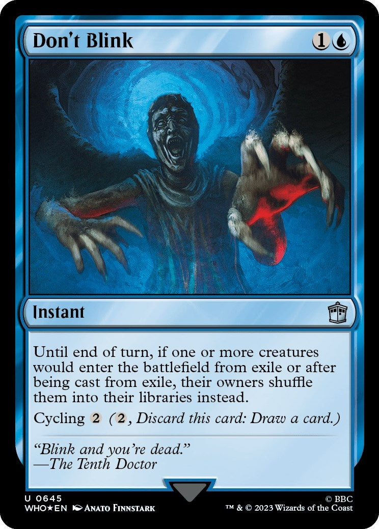 Don’t Blink (Surge Foil) (645) [WHO] - MTG Single