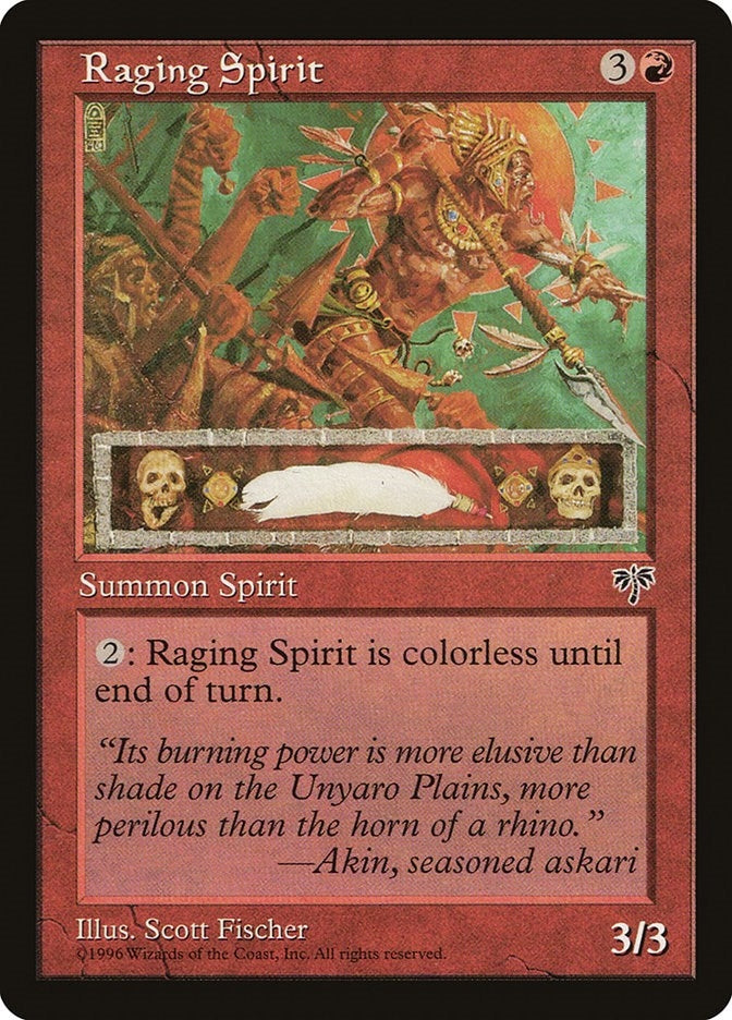 Raging Spirit [MIR] - MTG Single