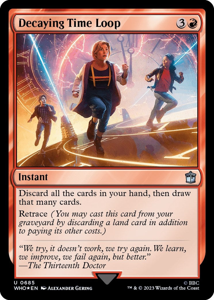Decaying Time Loop (Surge Foil) (685) [WHO] - MTG Single