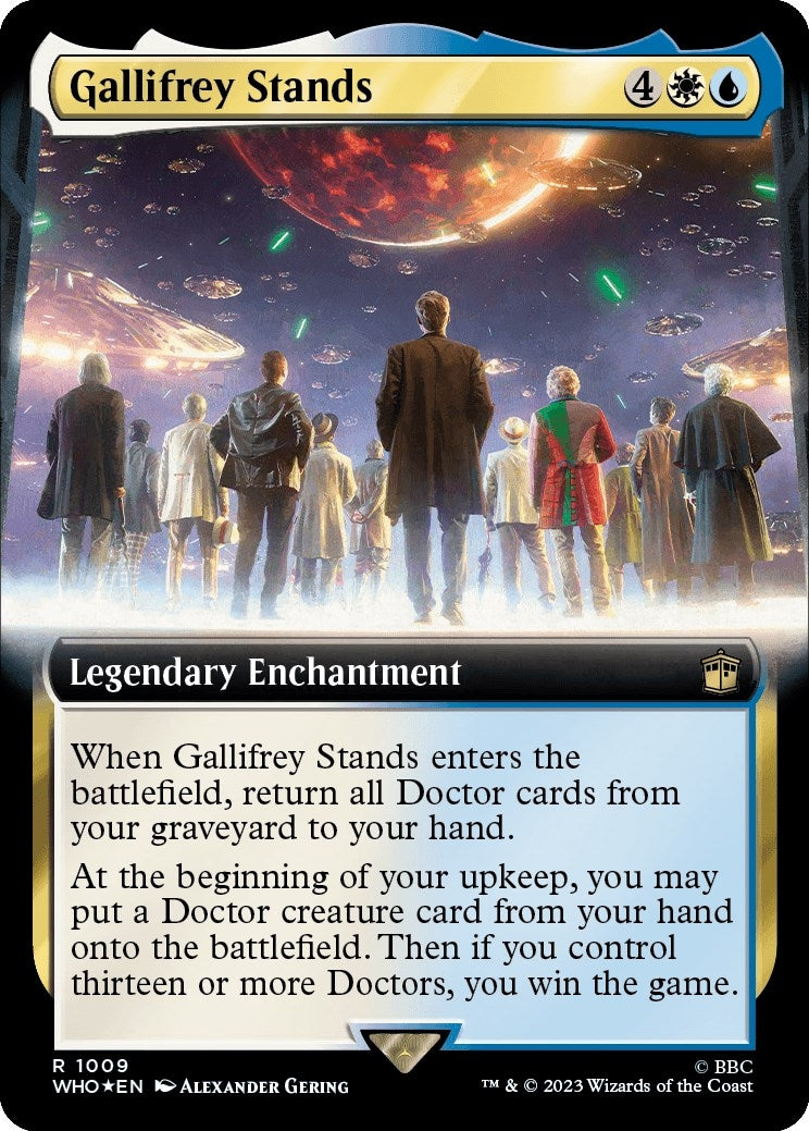 Gallifrey Stands (Extended Art) (Surge Foil) (1009) [WHO] - MTG Single