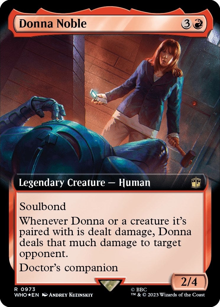 Donna Noble (Extended Art) (Surge Foil) (973) [WHO] - MTG Single