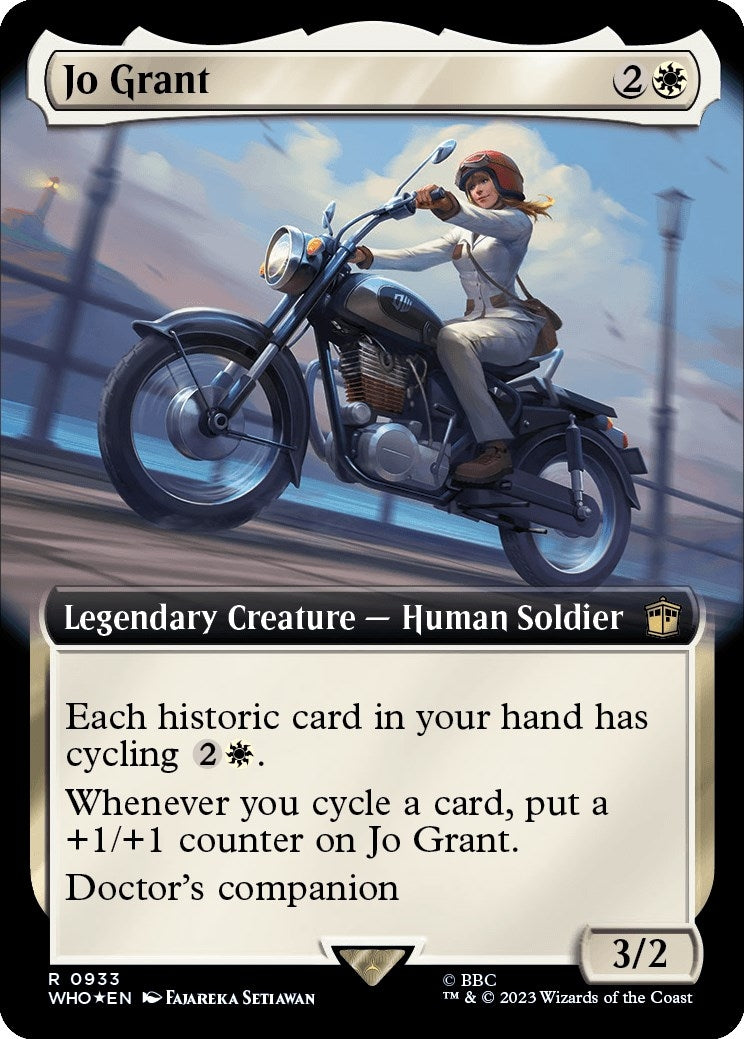 Jo Grant (Extended Art) (Surge Foil) (933) [WHO] - MTG Single