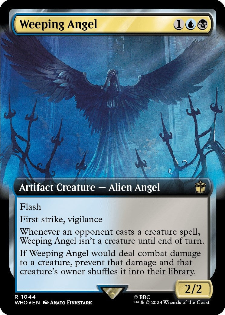 Weeping Angel (Extended Art) (Surge Foil) (1044) [WHO] - MTG Single