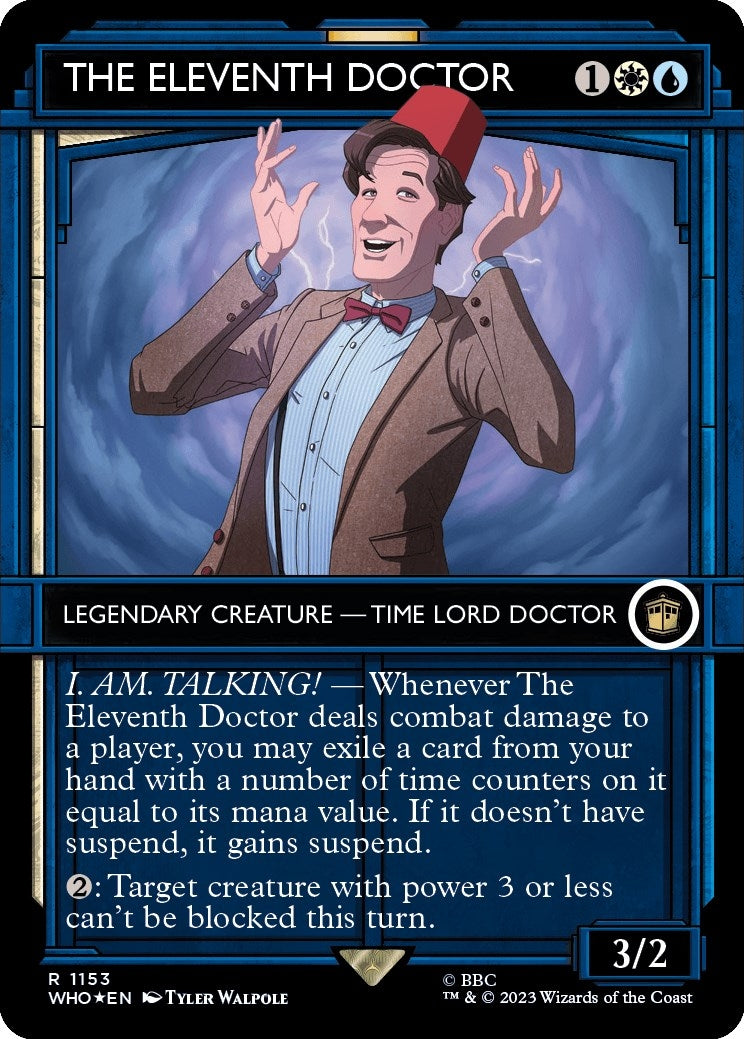 The Eleventh Doctor (Showcase) (Surge Foil) (1153) [WHO] - MTG Single