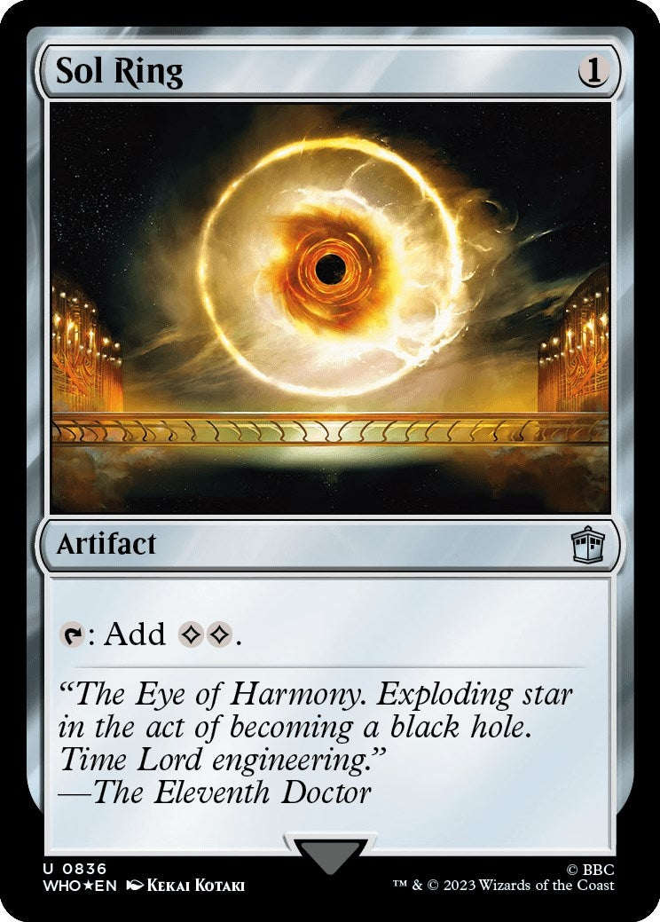 Sol Ring (Surge Foil) (836) [WHO] - MTG Single