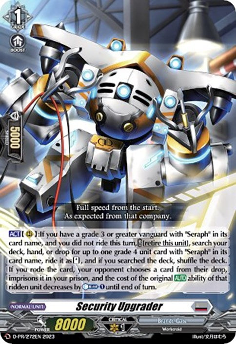 Security Upgrader (272) (272) [D-PR] - Cardfight Vanguard Single