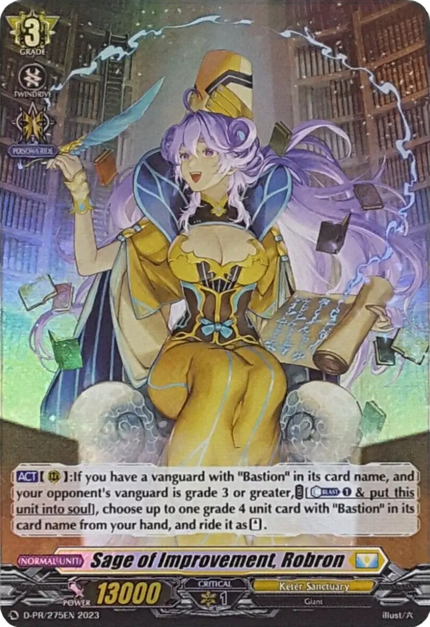 Sage of Improvement Robron (Foil) (275) [D-PR] - Cardfight Vanguard Single