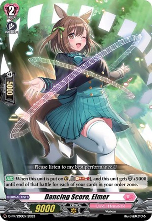 Dancing Score Elmer (280) [D-PR] - Cardfight Vanguard Single