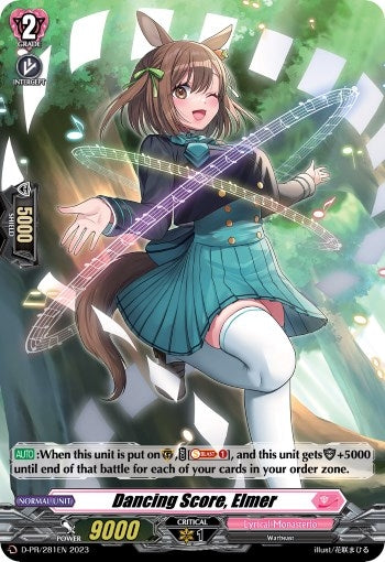 Dancing Score Elmer (Foil) (281) [D-PR] - Cardfight Vanguard Single