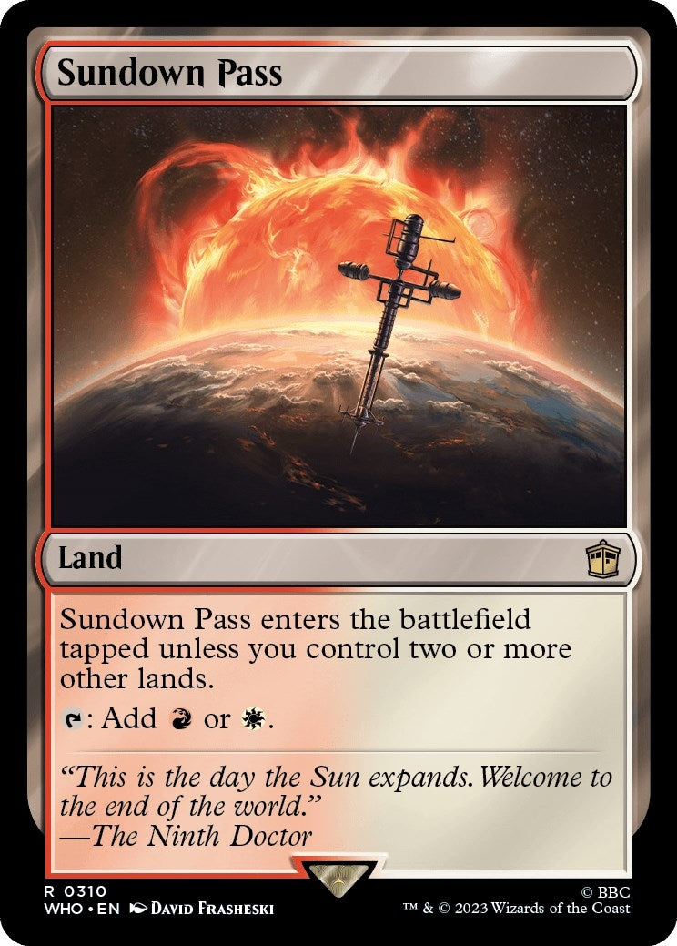 Sundown Pass (310) [WHO] - MTG Single